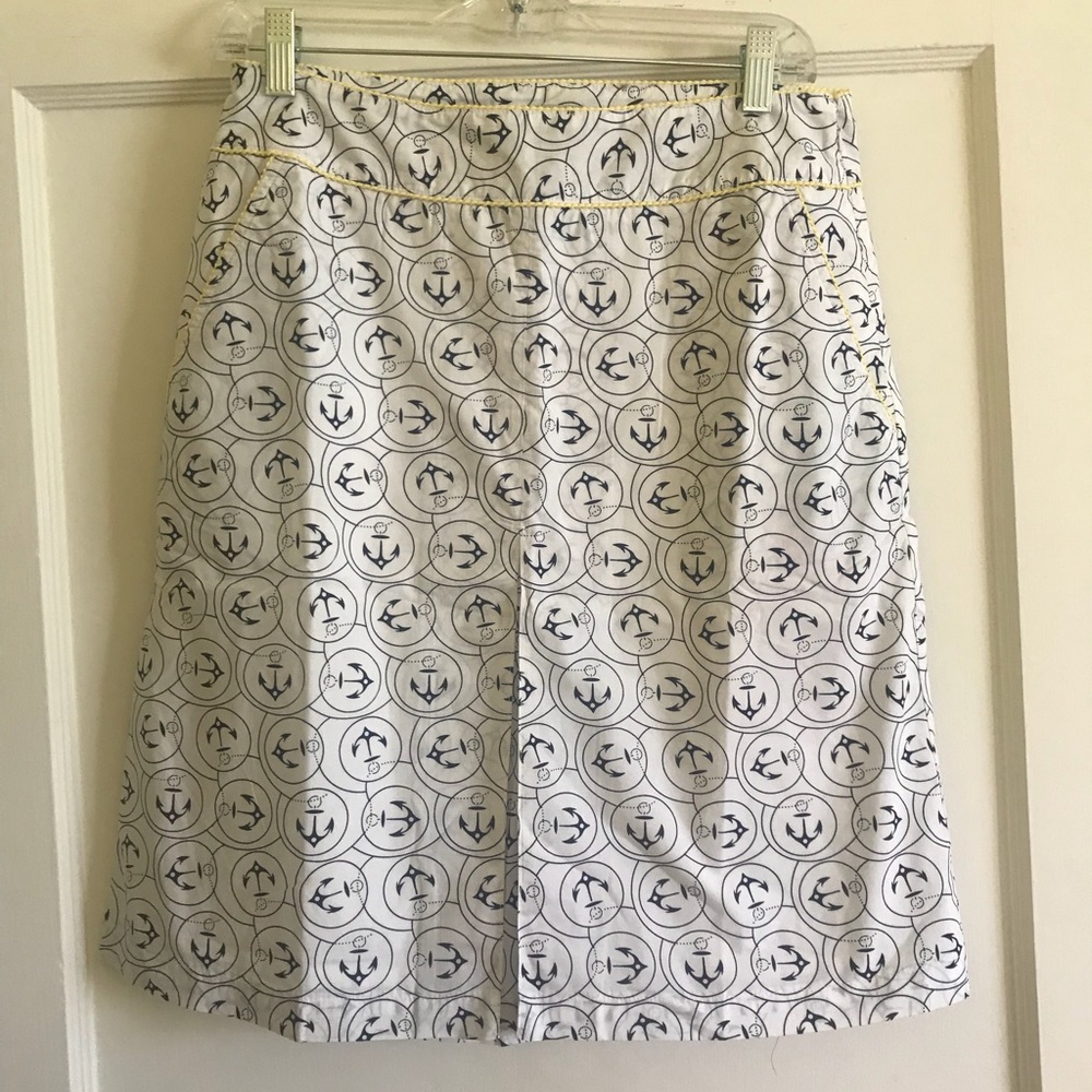 NWOT LLBean Anchor Skirt